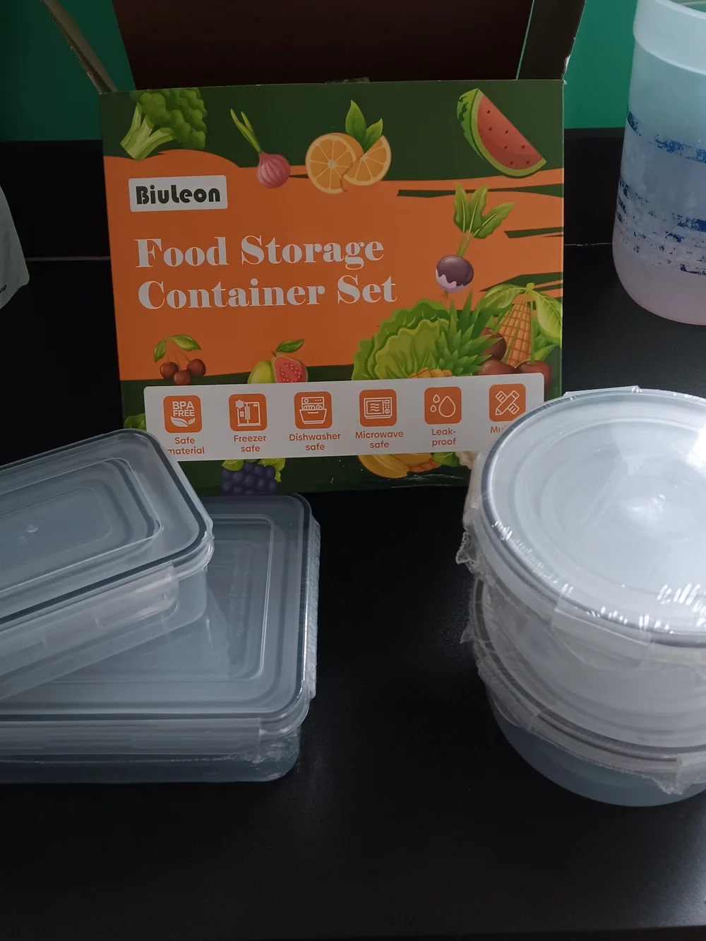 Clear Food Storage Container Set